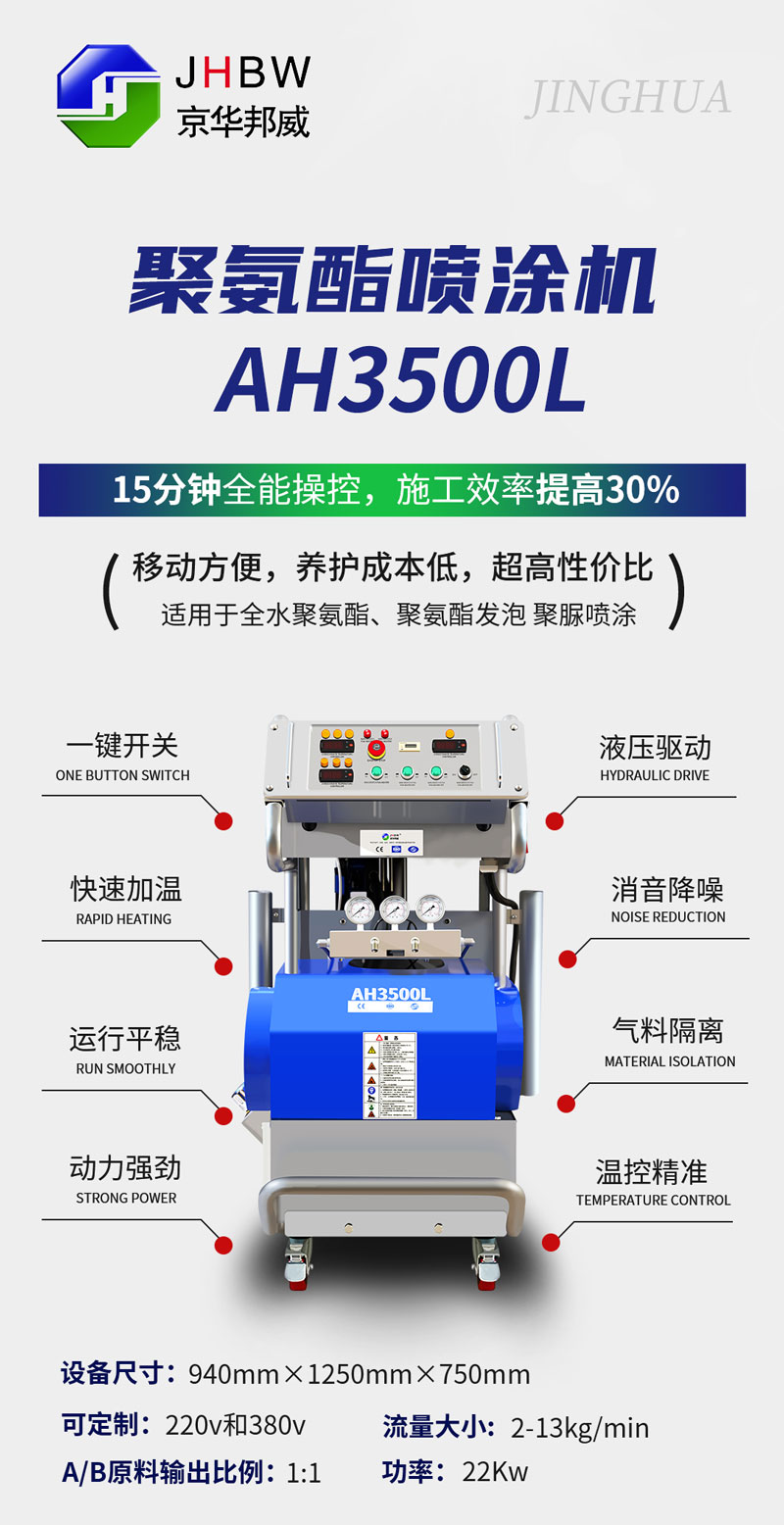 小型聚氨酯喷涂机_操作简单_一键启停-京华邦威